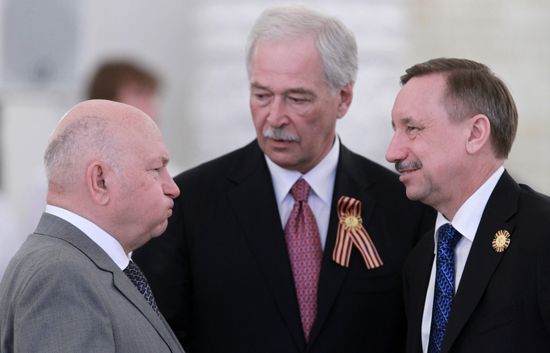 Yury Luzhkov, Boris Gryzlov and Alexander Beglov
