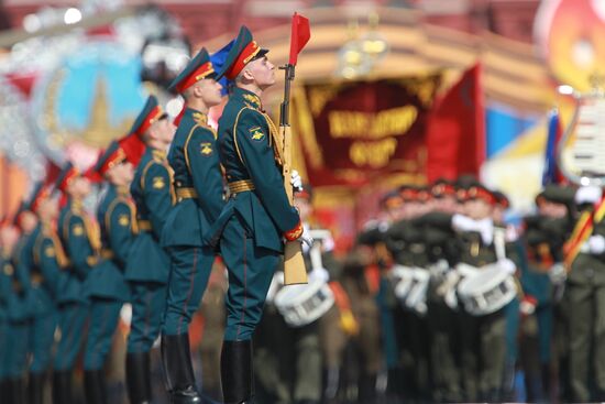 Military Parade on 65th anniversary of VE Day