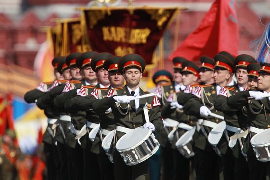 Military Parade on 65th anniversary of VE Day