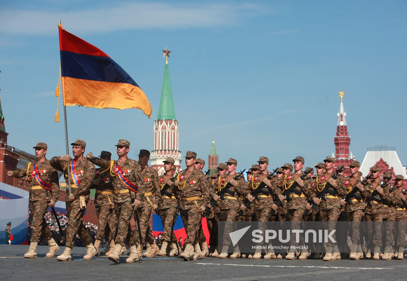 Military Parade on 65th anniversary of VE Day
