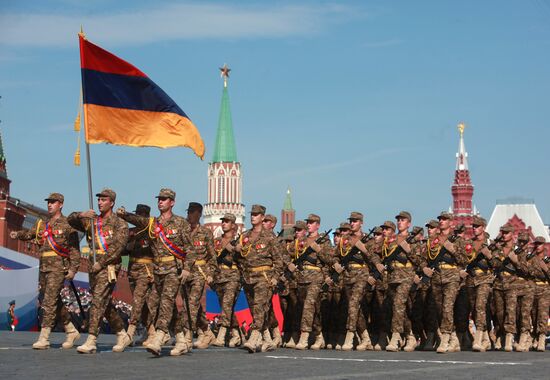 Military Parade on 65th anniversary of VE Day