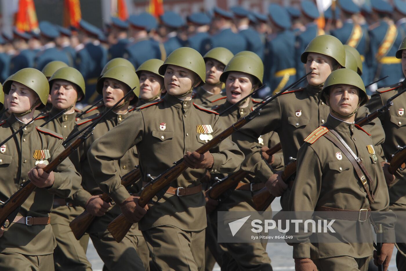 Military Parade on 65th anniversary of VE Day