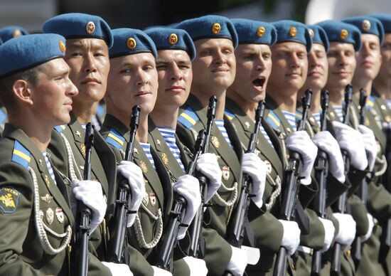 Military Parade on 65th anniversary of VE Day