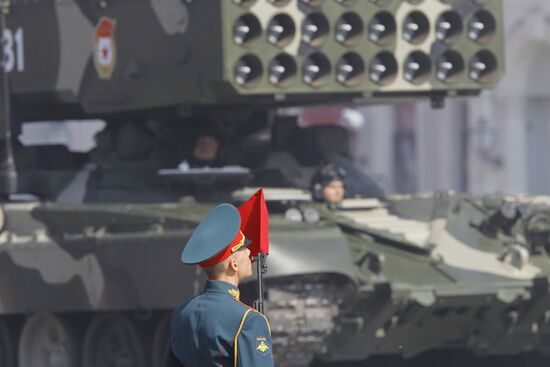 Military Parade on 65th anniversary of VE Day