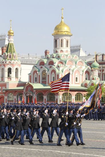 Military Parade on 65th anniversary of VE Day