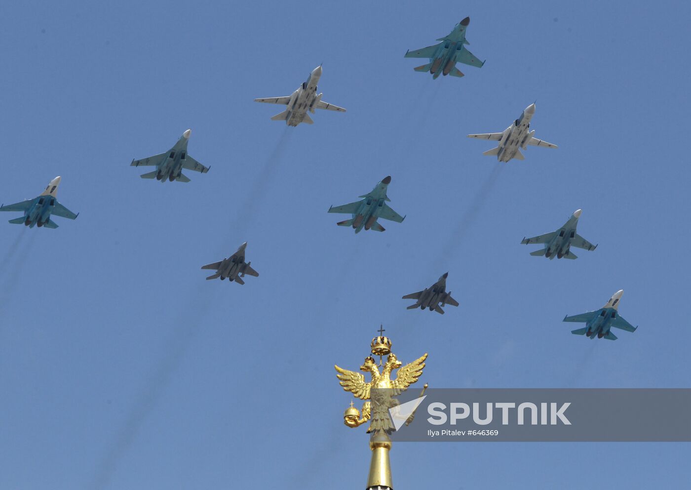 Military Parade on 65th anniversary of VE Day