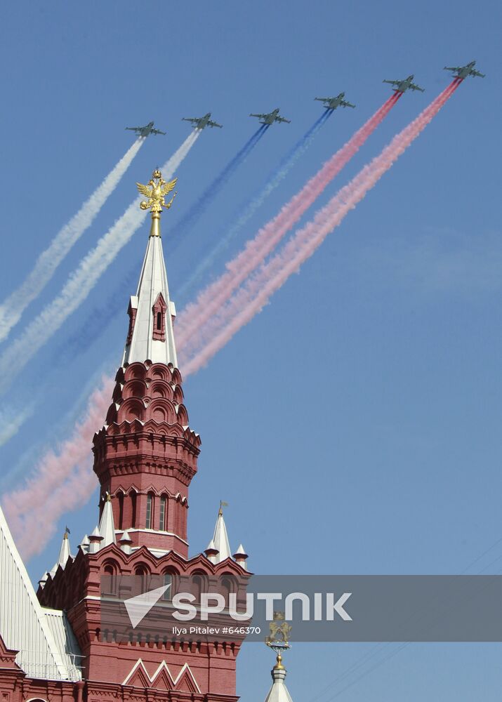 Military Parade on 65th anniversary of VE Day
