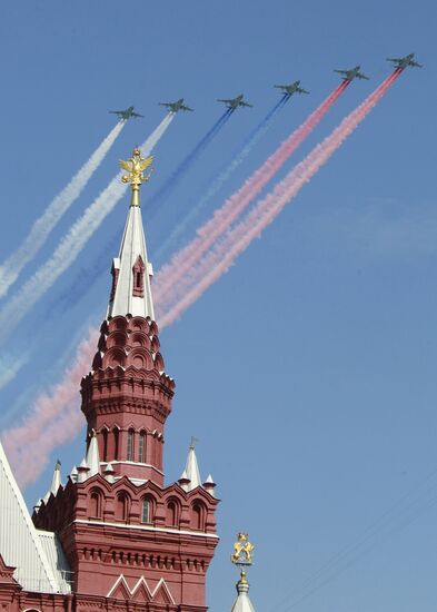 Military Parade on 65th anniversary of VE Day