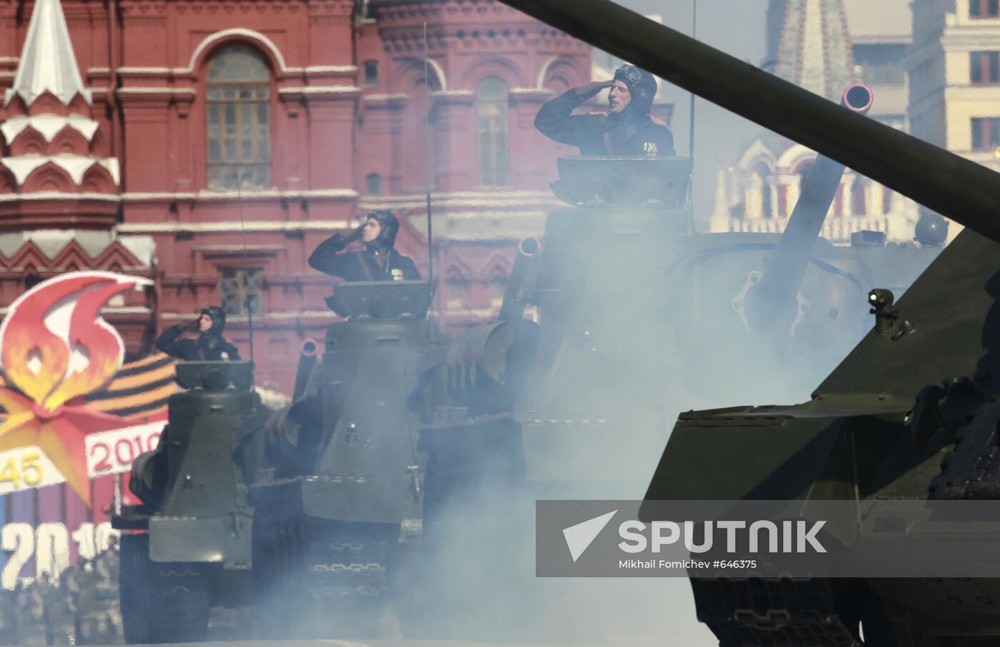 Military Parade on 65th anniversary of VE Day
