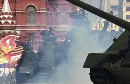 Military Parade on 65th anniversary of VE Day