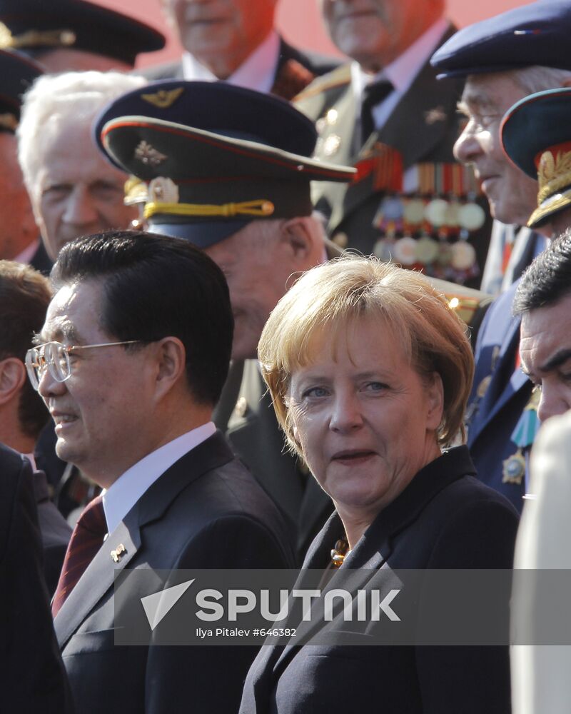 Hu Jintao, Angela Merkel