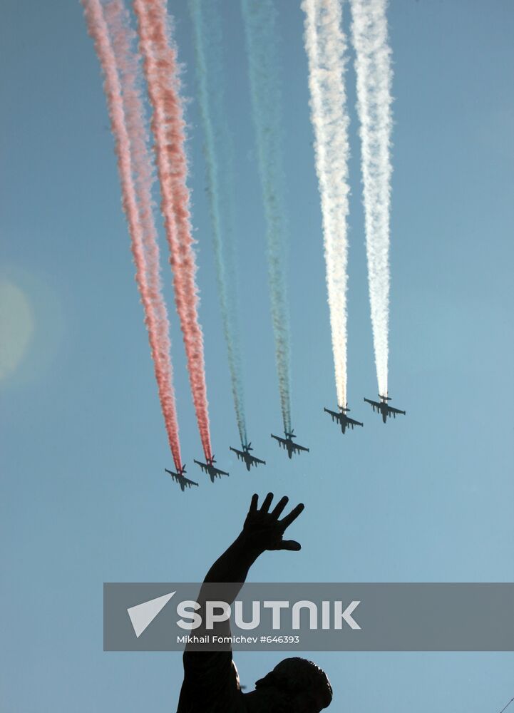 Military Parade on 65th anniversary of VE Day