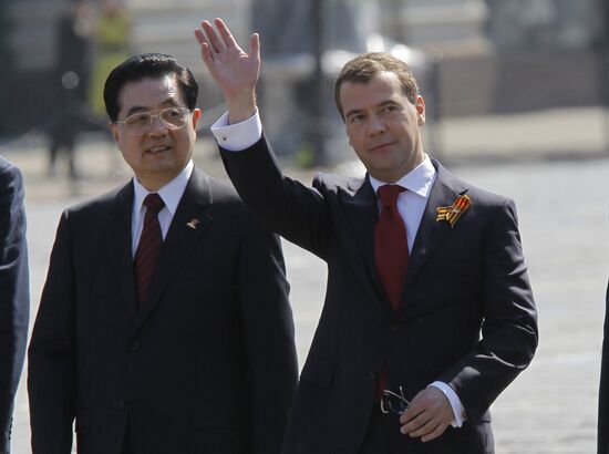 Hu Jintao, Dmitry Medvedev