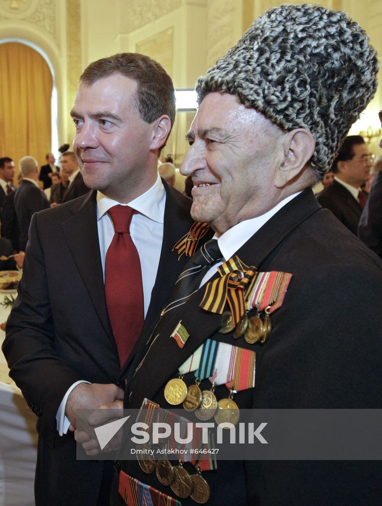 Dmitry Medvedev hosts official reception in Kremlin
