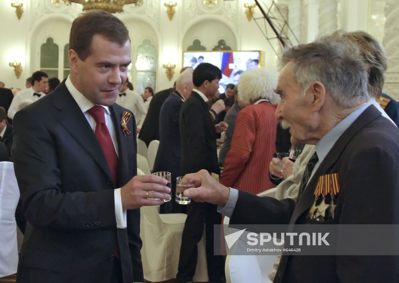Dmitry Medvedev hosts official reception in Kremlin
