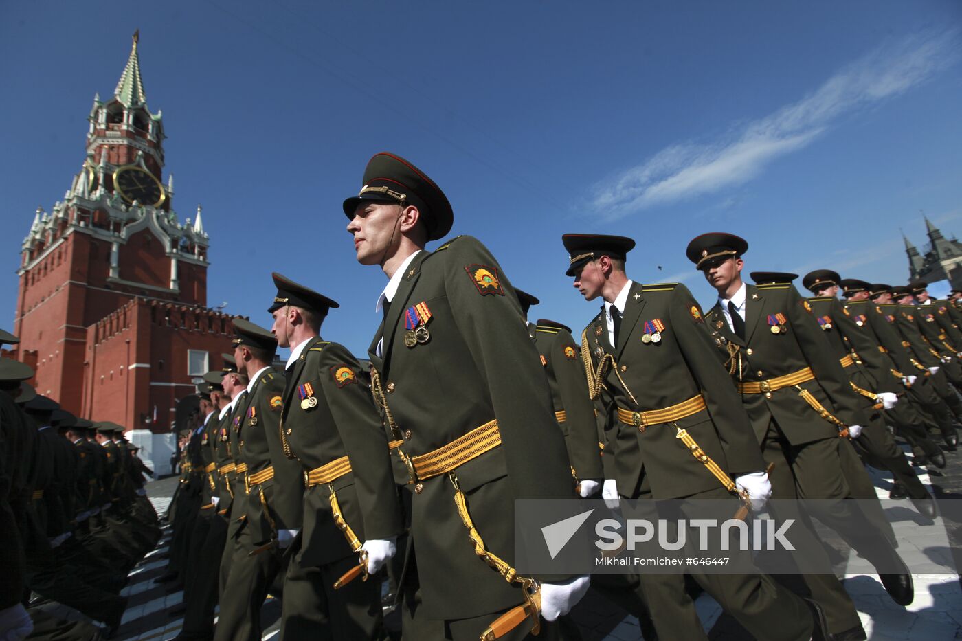 Military Parade on 65th anniversary of VE Day