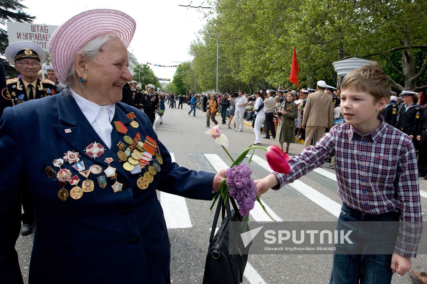 Victory Day celebration in Sevastopol