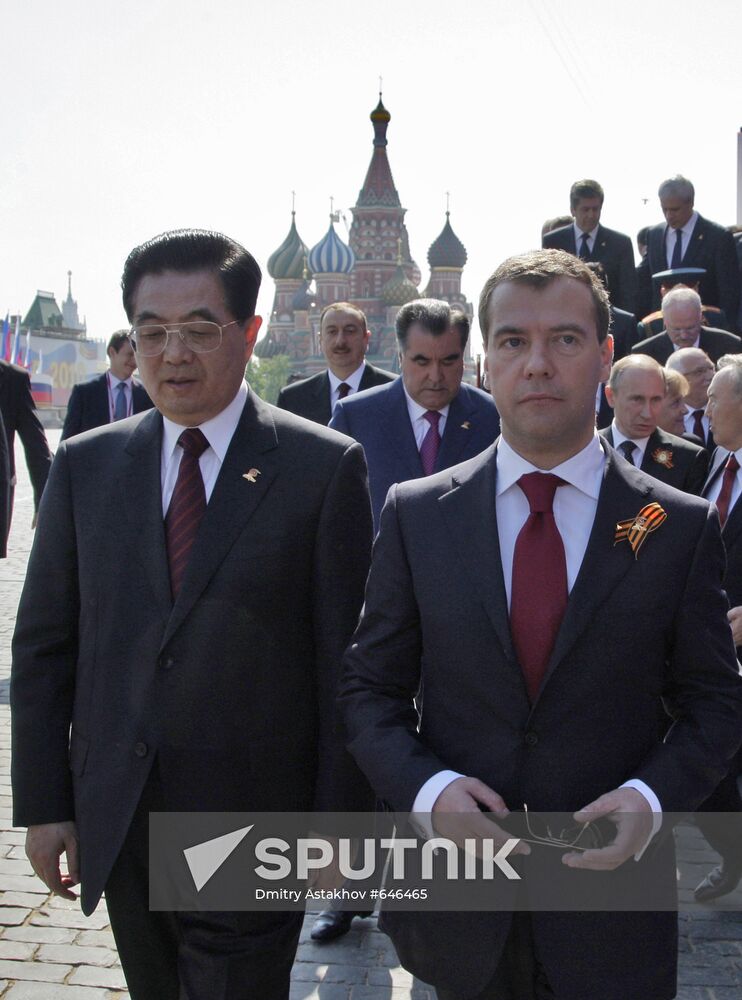 Celebration of 65th anniversary of VE Day