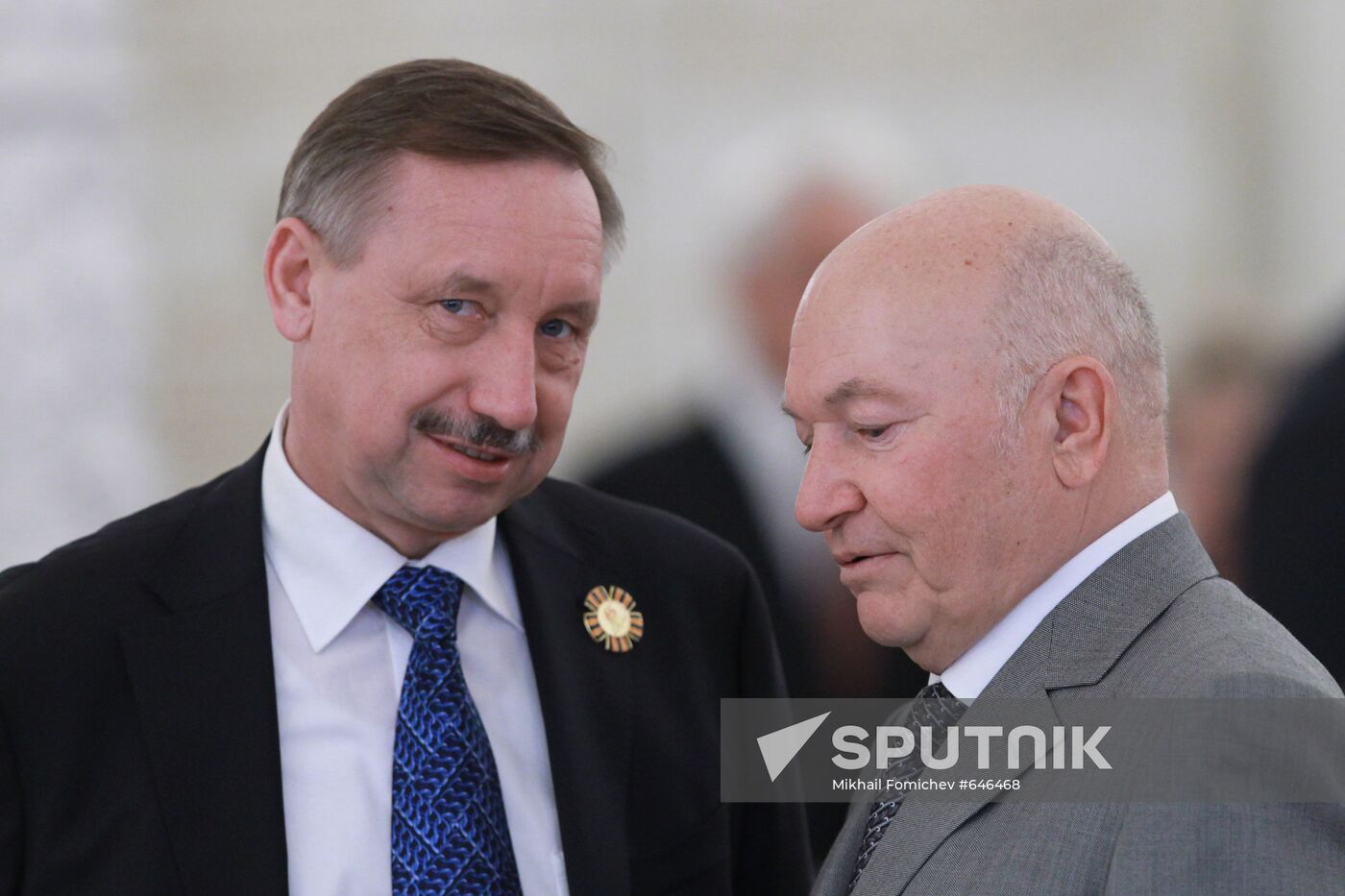 Alexander Beglov and Yury Luzhkov