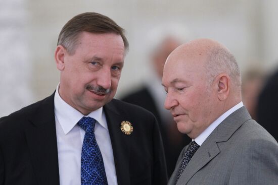 Alexander Beglov and Yury Luzhkov