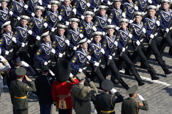 Military Parade on 65th anniversary of VE Day