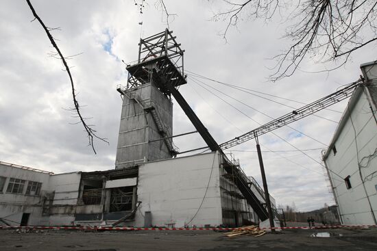 Raspadskaya coal mine in Kemerovo Region
