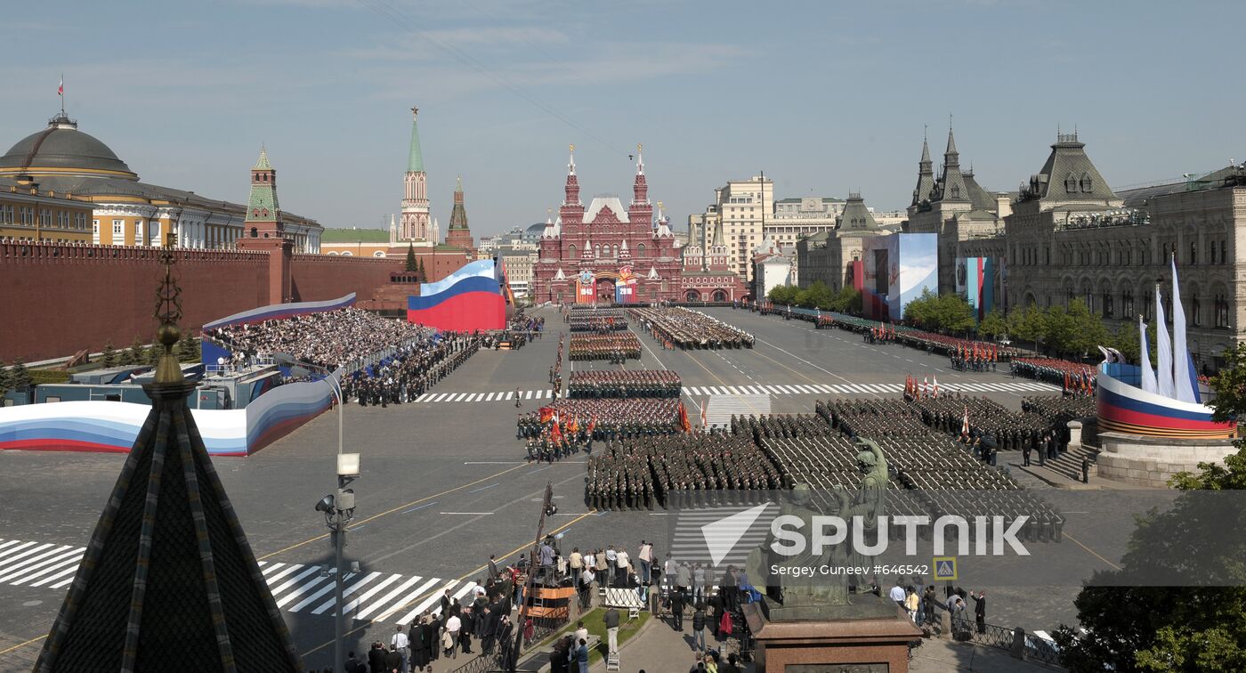 Military Parade on 65th anniversary of VE Day