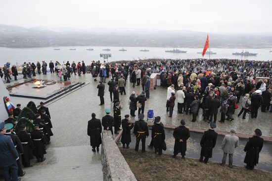 Victory Day celebration in Murmansk