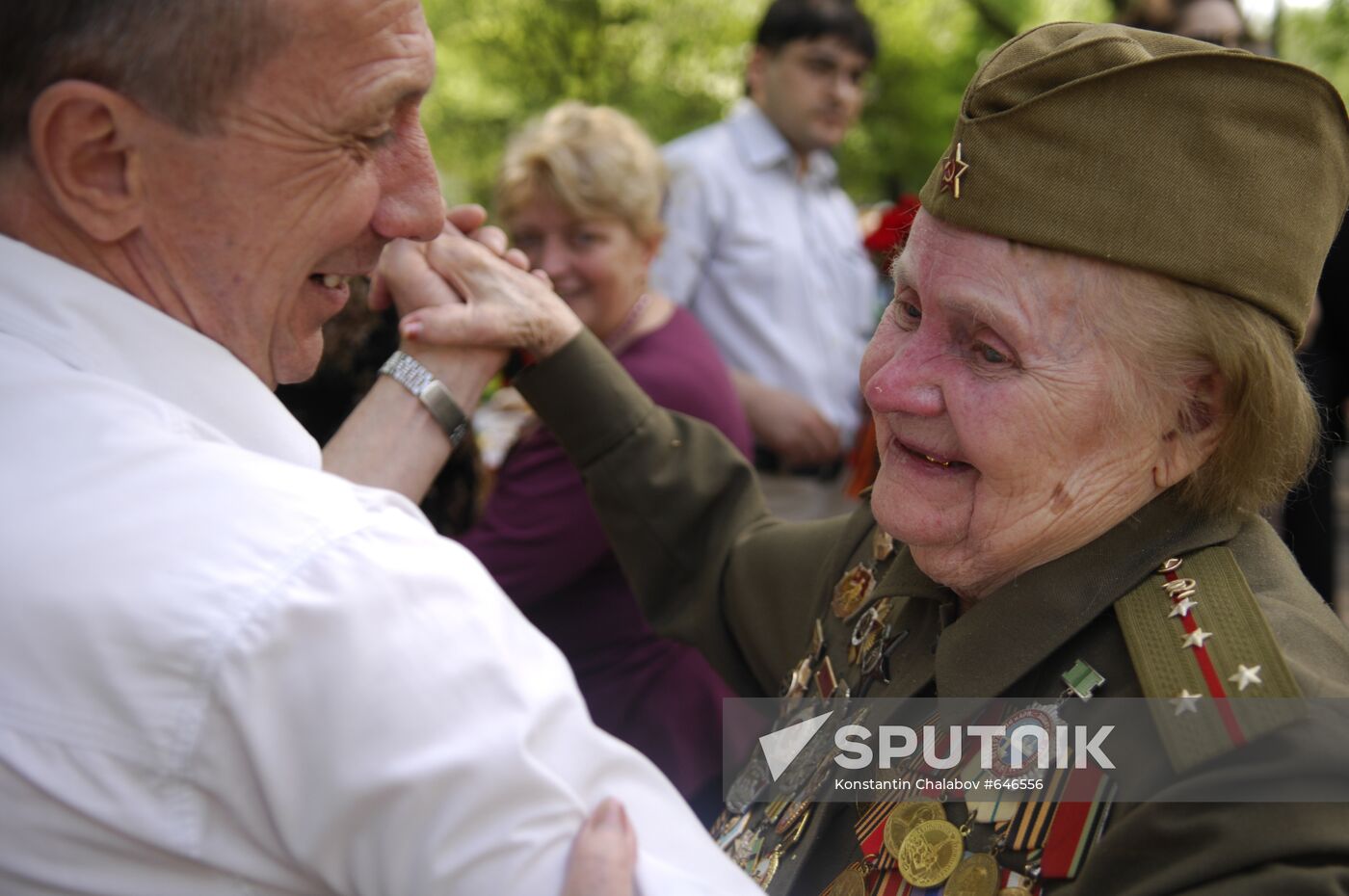 Celebrating Victory Day in Moscow