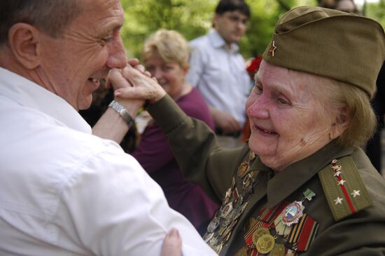 Celebrating Victory Day in Moscow