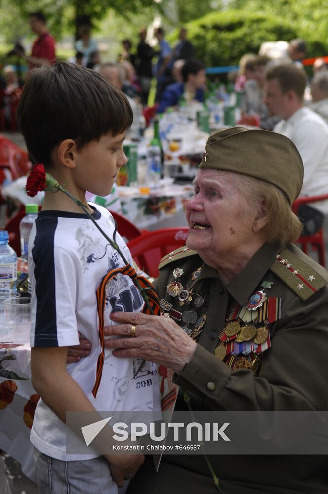Celebrating Victory Day in Moscow