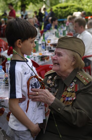 Celebrating Victory Day in Moscow