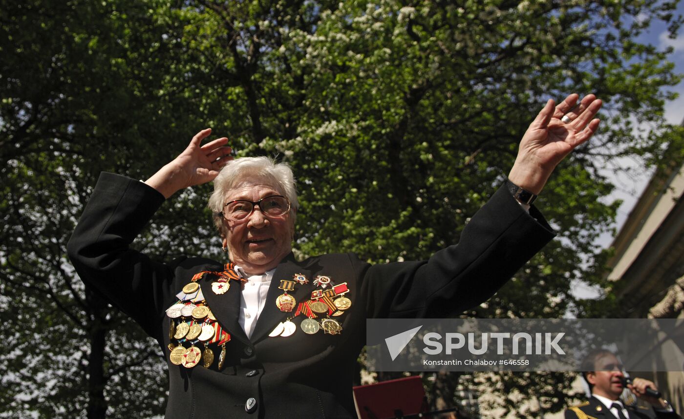 Celebrating Victory Day in Moscow