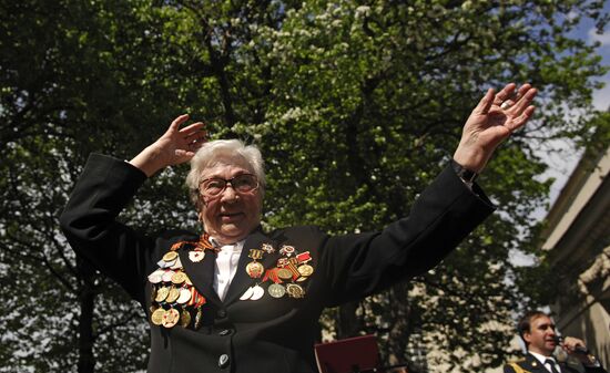 Celebrating Victory Day in Moscow