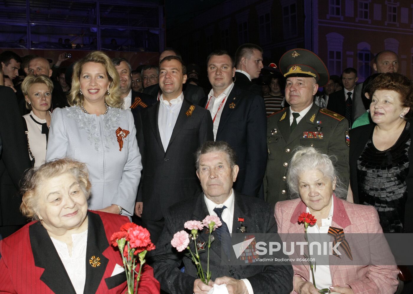 Fireworks display on Victory Day