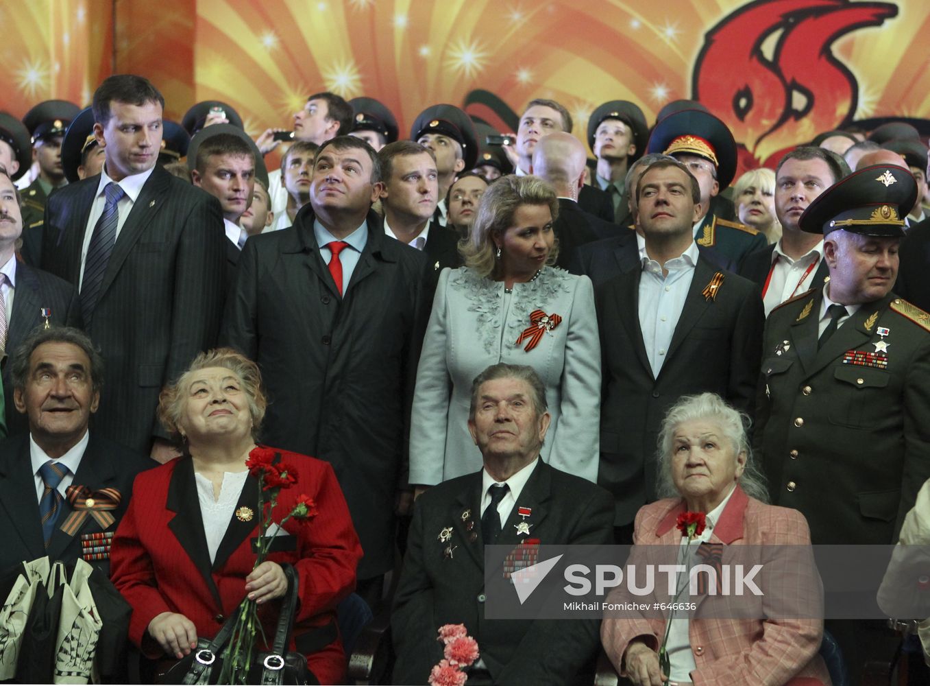 Fireworks dedicated to 65th Victory anniversary
