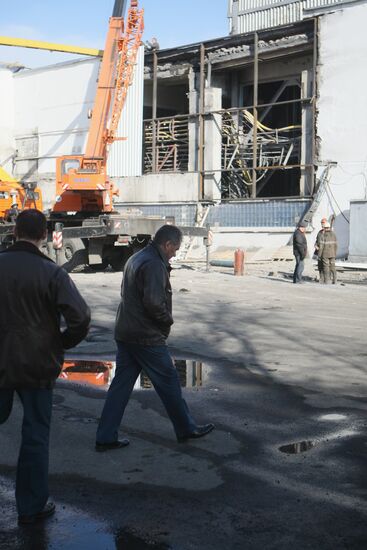 Blasts aftermath at the Raspadskaya coal mine in Kemerovo