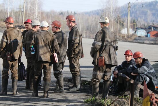 Rescue workers