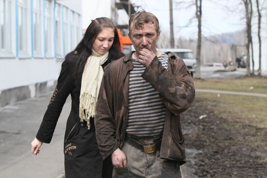 Sergei Izvekov with his daughter