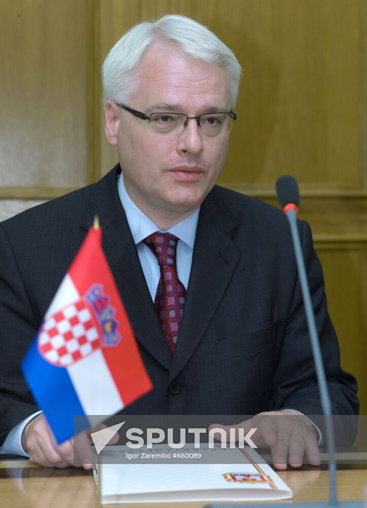 Georgy Boos meets with Ivo Josipović