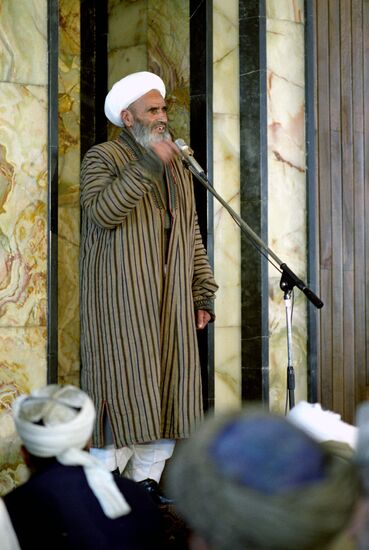 Service at a mosque