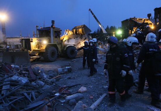 Repair and restoration works at Raspadskaya coal mine