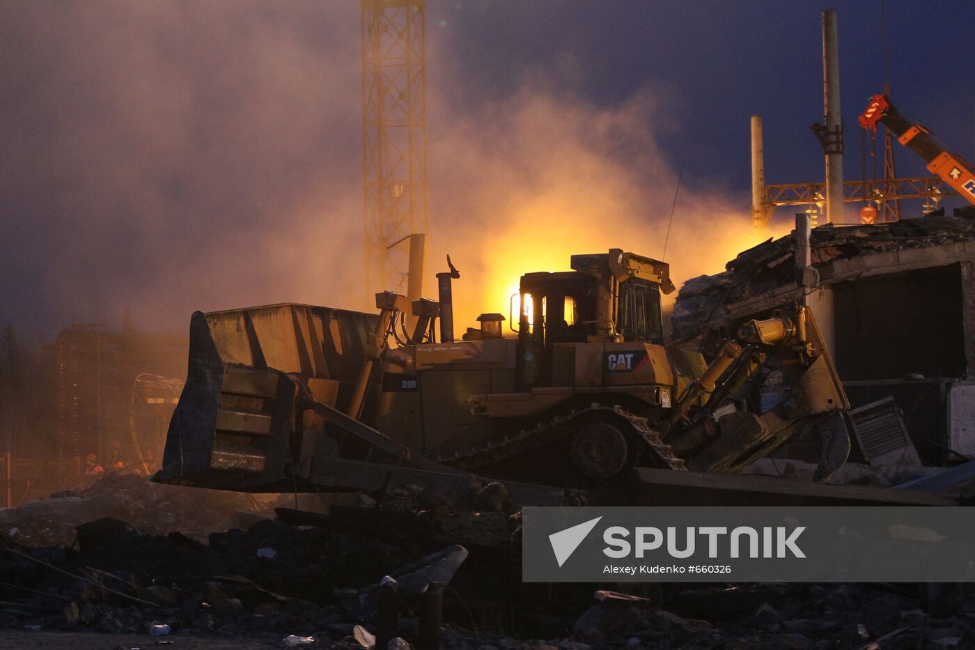 Repair and restoration works at Raspadskaya coal mine