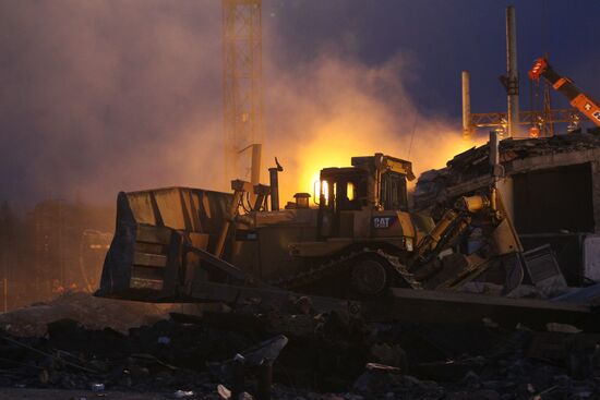 Repair and restoration works at Raspadskaya coal mine