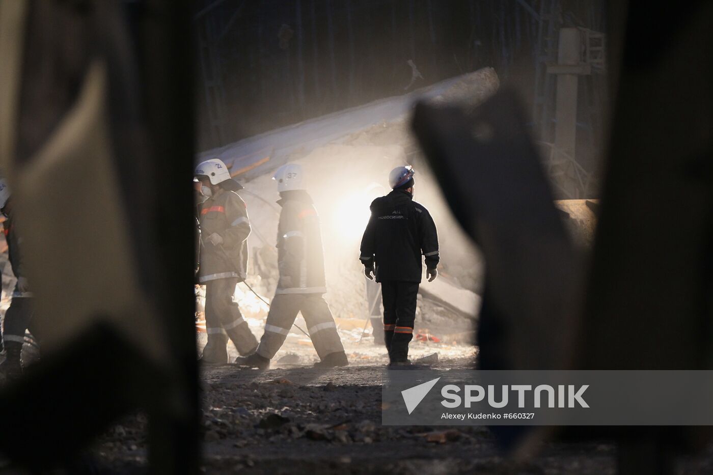 Repair and restoration works at Raspadskaya coal mine