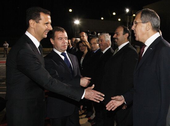 Dmitry Medvedev visits Syria