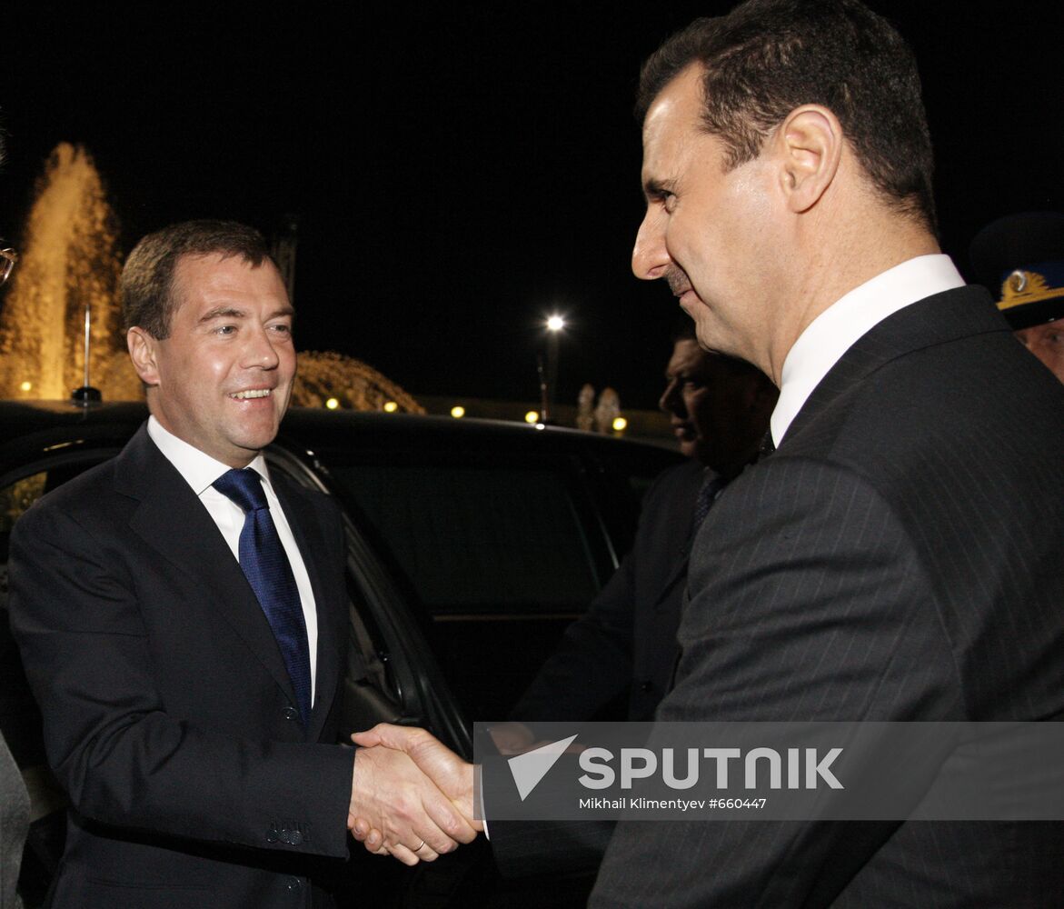 Dmitry Medvedev visits Syria