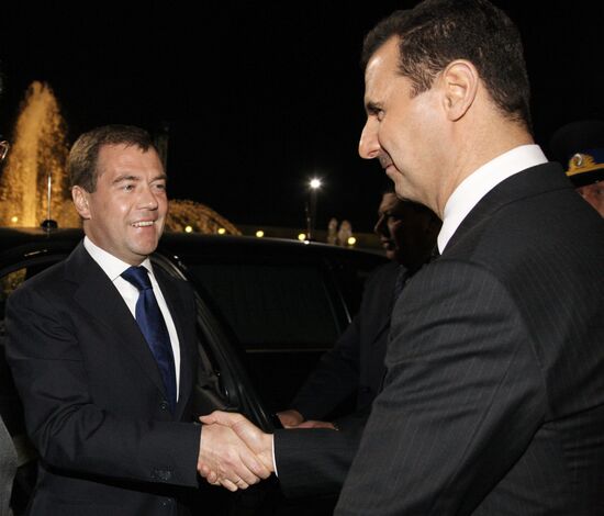 Dmitry Medvedev visits Syria