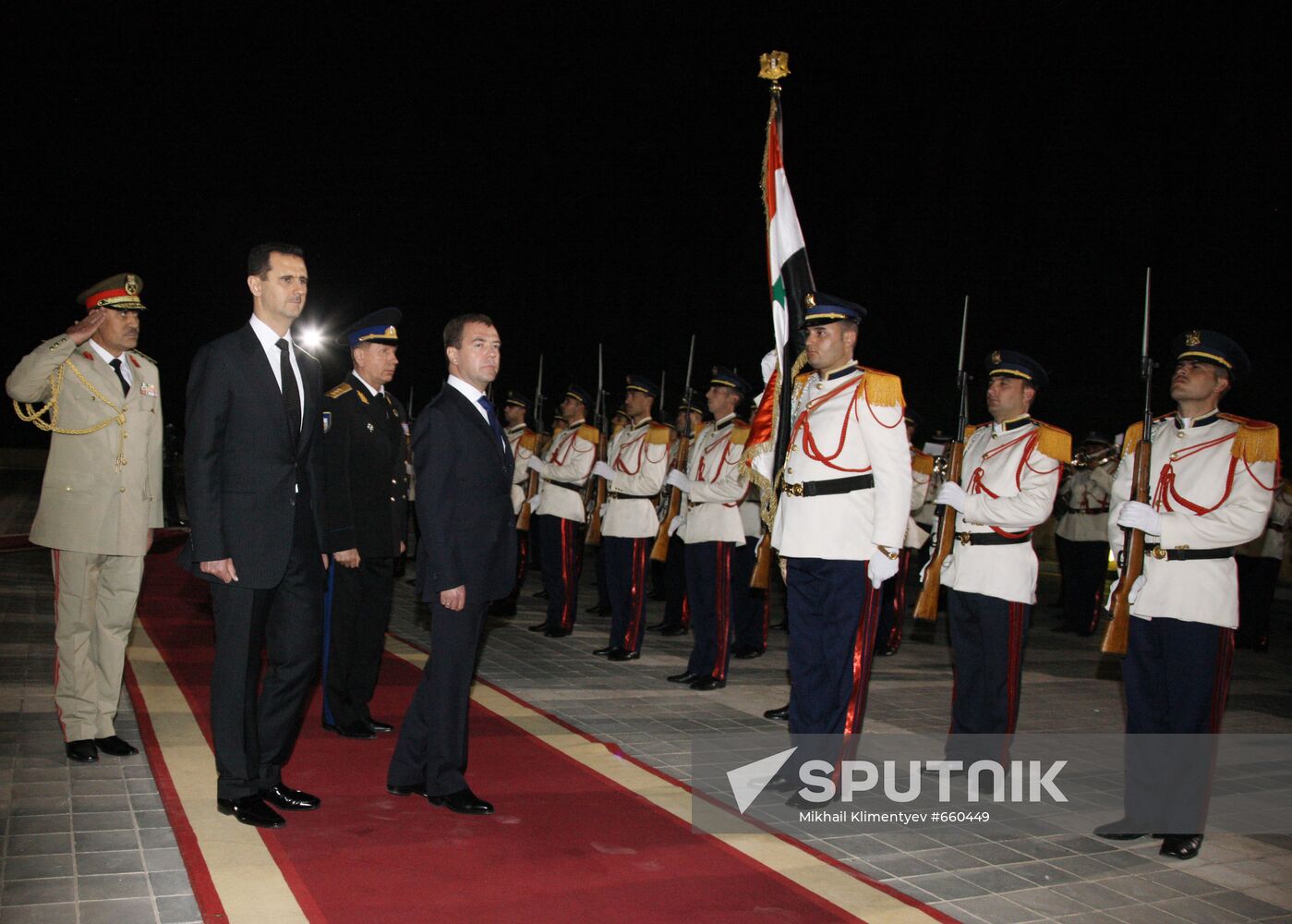 Dmitry Medvedev visits Syria