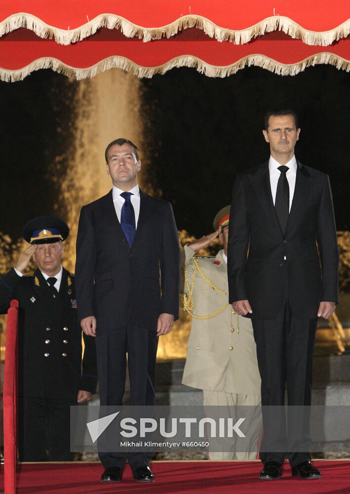 Dmitry Medvedev visits Syria